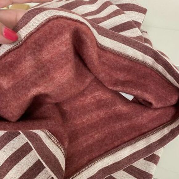 J.Crew Womens Lot Of 2 Pullover Sweatshirt red blue White Striped Stretch S - Picture 4 of 7